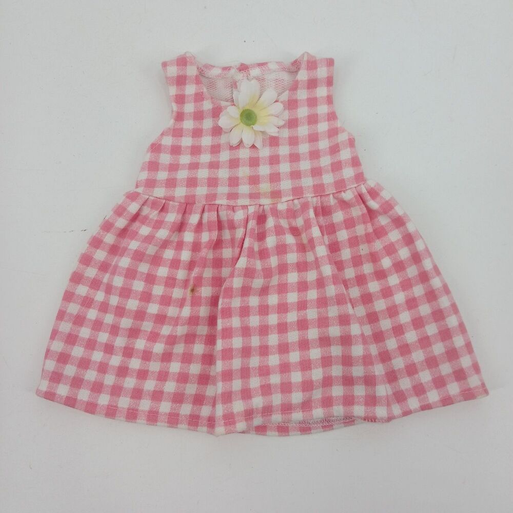 Vintage American Girl Doll Pink Gingham Sundress 1990s Pleasant Company